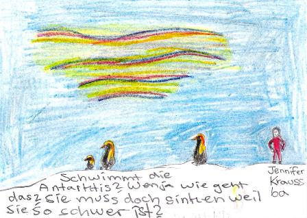 schwimmt die Antaktis
