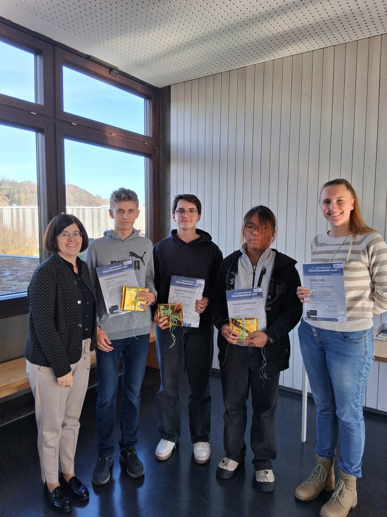 Erfolgreiche Teilnahme an der Physikolympiade